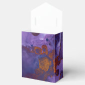 ダークネイビーブルーパープルと銅インクスプラッシュ フェイバーボックス (オープン)