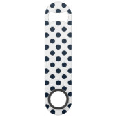 ダークネイビーブルー水玉模様 スピード栓抜き (裏面)