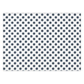 ダークネイビーブルー水玉模様 テーブルクロス (正面(横))