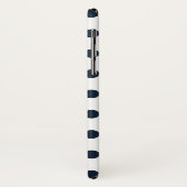 ダークネイビーブルー水玉模様 Case-Mate iPhoneケース (裏面/左)