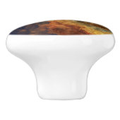 ダークネイビー神秘的な秋 セラミックノブ (側面)