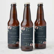 ダークネイビー赤面グリーンフローラバンチ結婚ズ