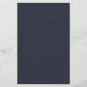 ダークネイビー | Mountain Sketch結婚のメニュー (裏面)