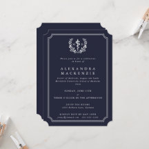 ダークネイビーMDアスクレピウス+ローレルリース卒業