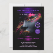 ダークネオンのゴールデンパーティー 招待状 (正面)