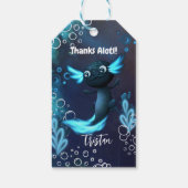 ダークネオンアクソロトルバースデーパーティー ギフトタグ (裏面)