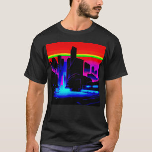 ダークネオンシティ502レトロ Tシャツ