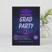 ダークネオンディスコ卒業パーティーで輝く 招待状 (スタンド正面)