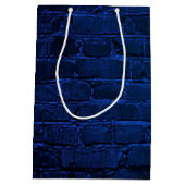 ダークネオンパーティの招待状で輝企業のく ミディアムペーパーバッグ (裏面)