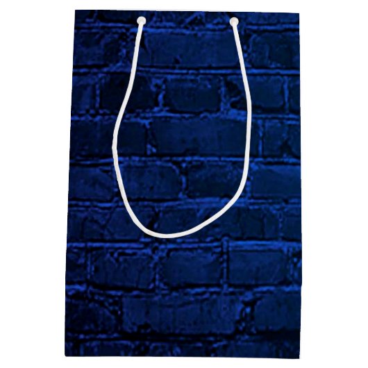 ダークネオンパーティの招待状で輝企業のく ミディアムペーパーバッグ (裏面)