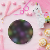 ダークネオンライトおもしろい誕生日パーティーで輝く ペーパープレート (パーティー)