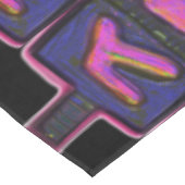 ダークネオンレインボーハヌカー テーブルクロス (アングル)