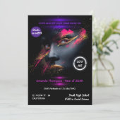 ダークネオン卒業パーティーインヴィのゴールデン・グロー 招待状 (スタンド正面)