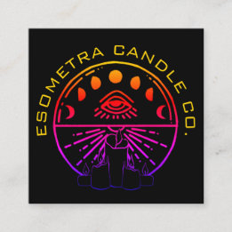 ダークネオン密教キャンドルカンパニー スクエア名刺