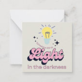 ダークネスカード/勇気付けられるカード ノートカード (裏面)