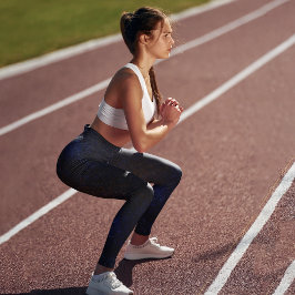 ダークネスブルー カプリレギンス