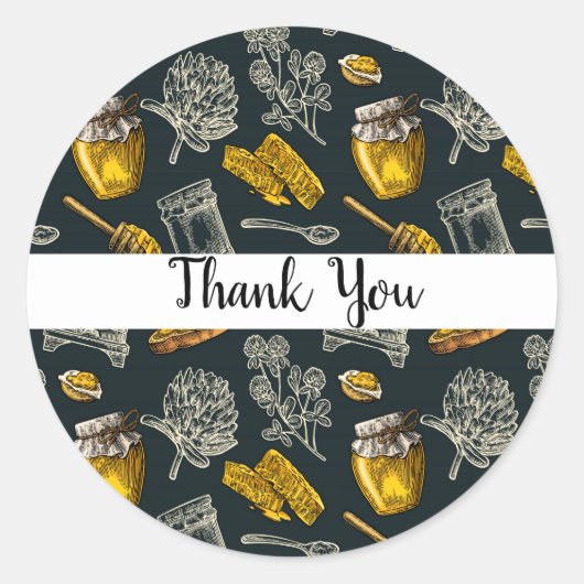 ダークハニービーハイブオーガニックヴィンテージ ラウンドシール (正面)