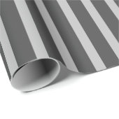 ダークハロウィンストライプのダーク不気味 ラッピングペーパー (ロールコーナー)