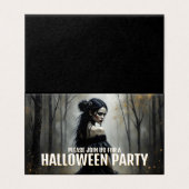 ダークハロウィン森のミスティックレディ - 招待 (外部フラット)