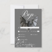 ダークハロウィーングラムこうもり&ダイヤモンド結婚ズディナー 出欠カード (正面)