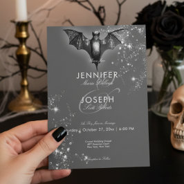 ダークハロウィーングラムこうもり&ダイヤモンド結婚ズ 招待状