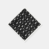 ダークハロウィーン幽霊 スタンダードカクテルナプキン (角)