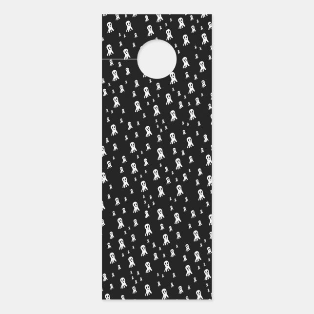 ダークハロウィーン幽霊 ドアノブサイン (正面)