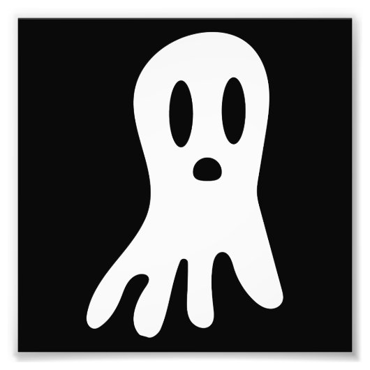 ダークハロウィーン幽霊 フォトプリント            (正面)