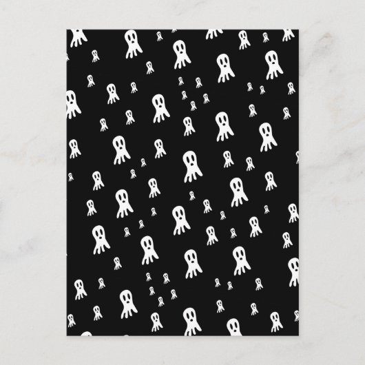 ダークハロウィーン幽霊 ポストカード (正面)