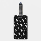 ダークハロウィーン幽霊 ラゲッジタグ (裏面縦)