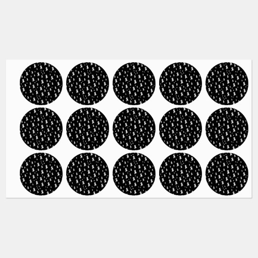 ダークハロウィーン幽霊 ラベル (シート)