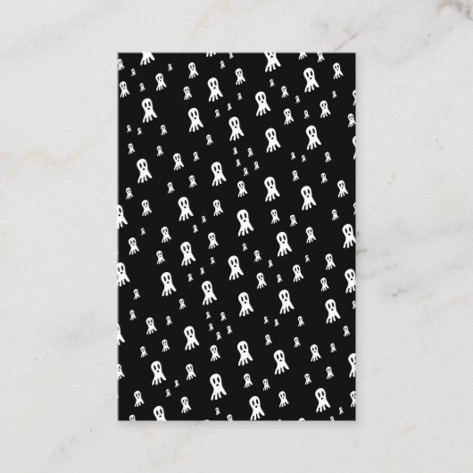 ダークハロウィーン幽霊 名刺 (正面)