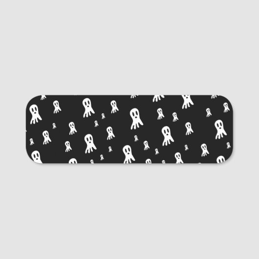 ダークハロウィーン幽霊 名札 (正面)