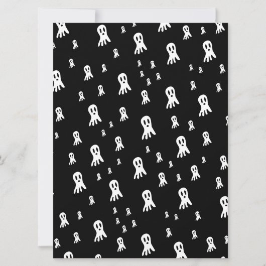 ダークハロウィーン幽霊 招待状 (正面)