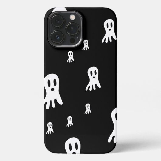 ダークハロウィーン幽霊 iPhoneケース (裏面)