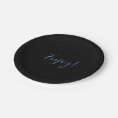 ダークバックグラウン楽しむド紙プレート ペーパープレート (アングル)