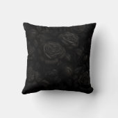 ダークバラデザイン クッション (裏面)