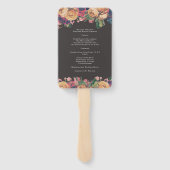 ダークバラボタニカルフェテ結婚ス ハンドファン (裏面)