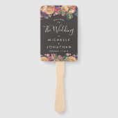 ダークバラボタニカルフェテ結婚ス ハンドファン (正面)