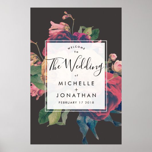 ダークバラボタニカルフェテ結婚ス ポスター (正面)