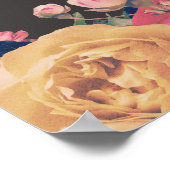 ダークバラボタニカルフェテ結婚ス ポスター (角)