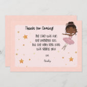 ダークバレリーナサンキューカード サンキューカード (正面/裏面)