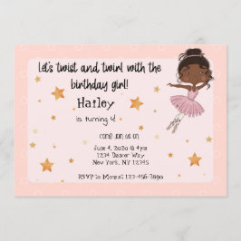 ダークバレリーナパーティの招待状 招待状