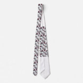 ダークバレンタイン – 解剖学的ハートと死んだ花 ネクタイ (裏面)