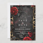 ダークバロック結婚フローラ セーブザデート (正面)