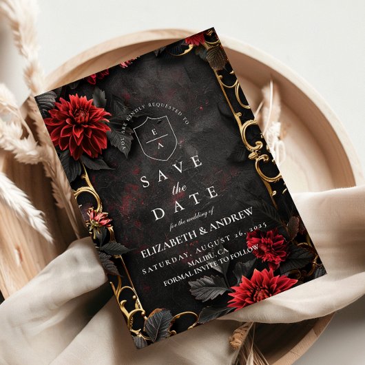 ダークバロック結婚フローラ セーブザデート