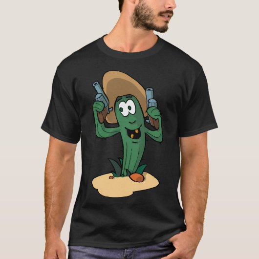 ダークバンディドサボテン Tシャツ (正面)