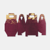 ダークバーガンディー＆ゴールド フェイバーボックス (折り畳みなし)