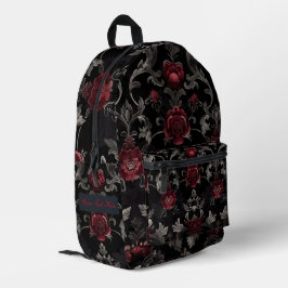 ダークパーソナライズされたガーデン印刷バックパック プリントバックパック