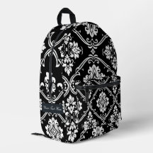 ダークパーソナライズされたガーデン印刷バックパック